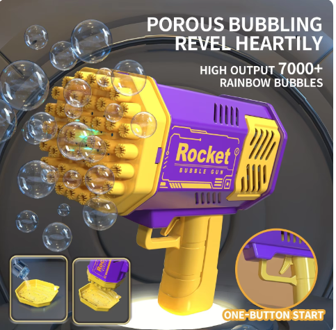 40 Hole Electric Bubble Gun Toy