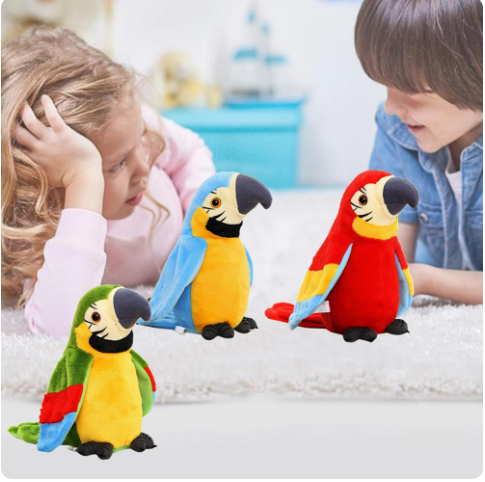 Talking Parrot Plush Toy