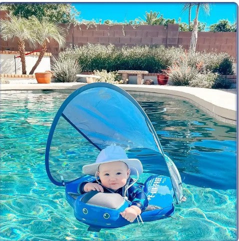 Non Inflatable Swim Float with Canopy