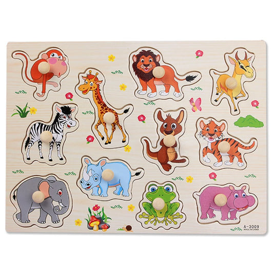 Montessori Wooden Puzzle Board Monkey