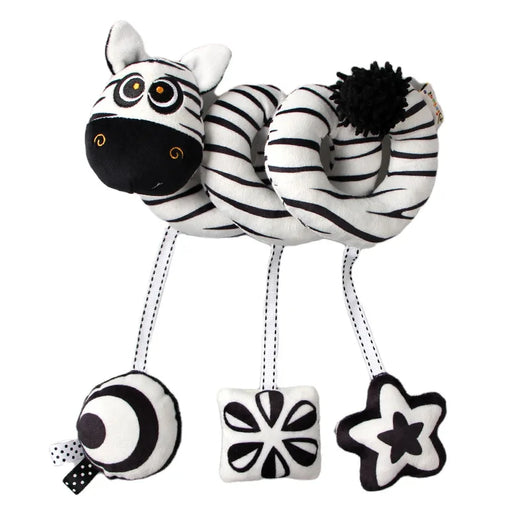 Baby Spiral Plush Toy Zebra