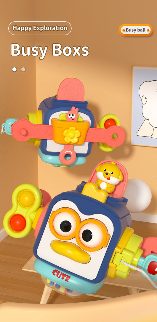 Baby Busy Board Montessori Sensory Toy