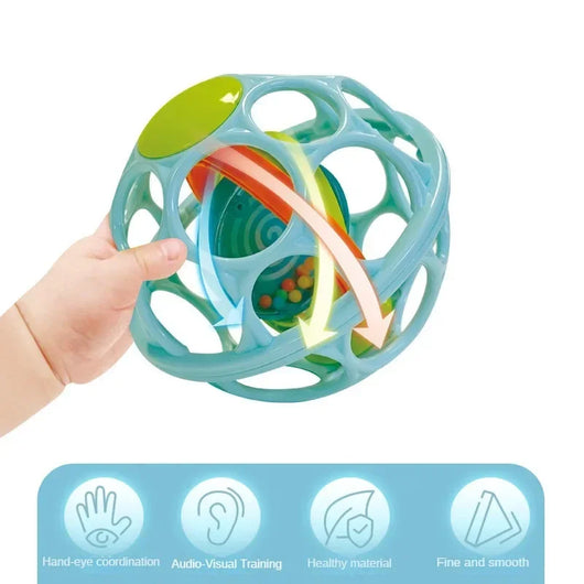 Teething Toy Rattle Ball Grasping