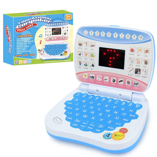 Kids Learning Laptop Blue