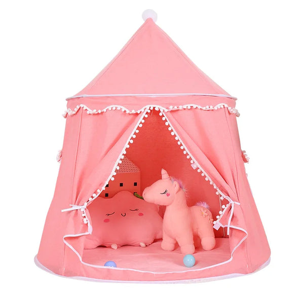 Kids Teepee Tent Pink