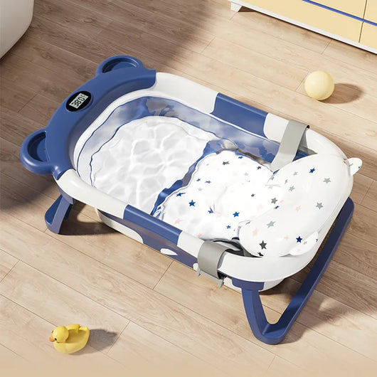 Temperature Folding Baby Bathtub