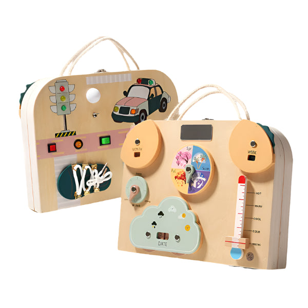Magnetic Wooden Puzzle Busy Board