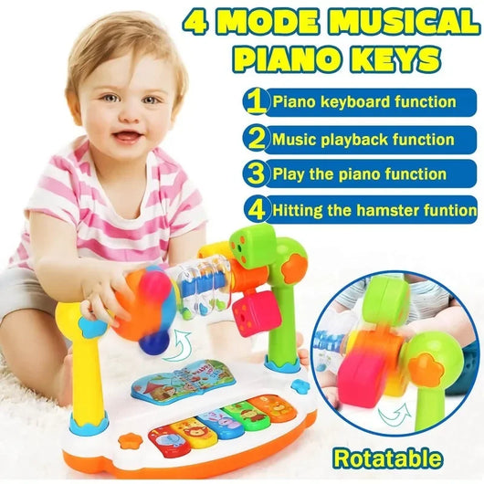 Rotating Music Piano Toy