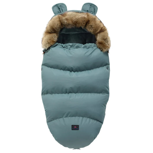Baby Winter Footmuff Sleeping Bag Light Blue