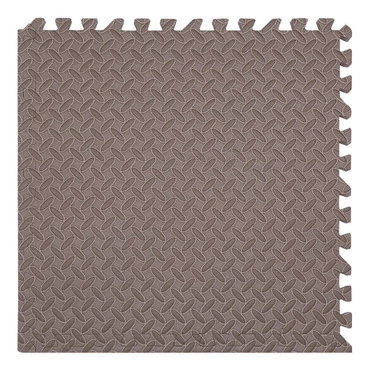 Colorful Baby Puzzle Floor Mat Brown
