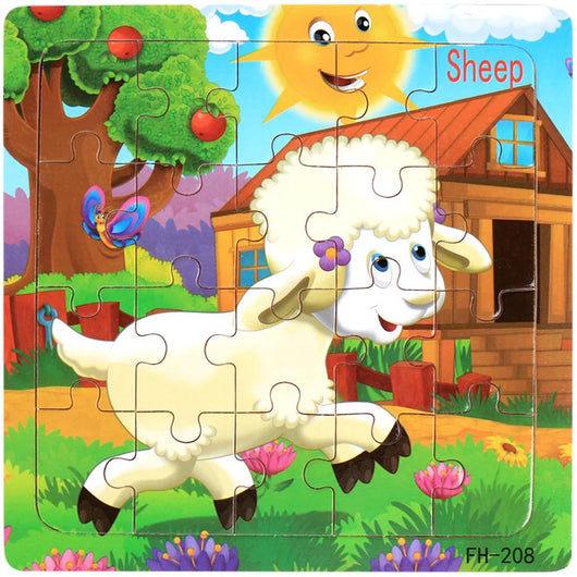 Wooden 3D Puzzle Sheep