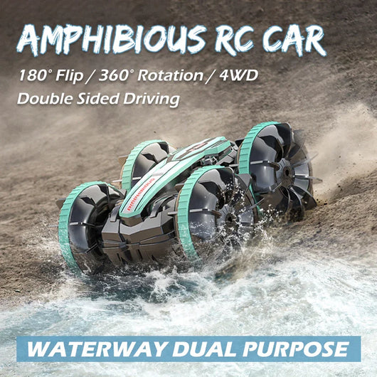 Kids Water Land RC Stunt Car
