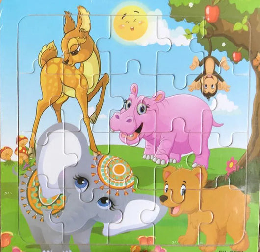 Wooden 3D Puzzle Forest Animals