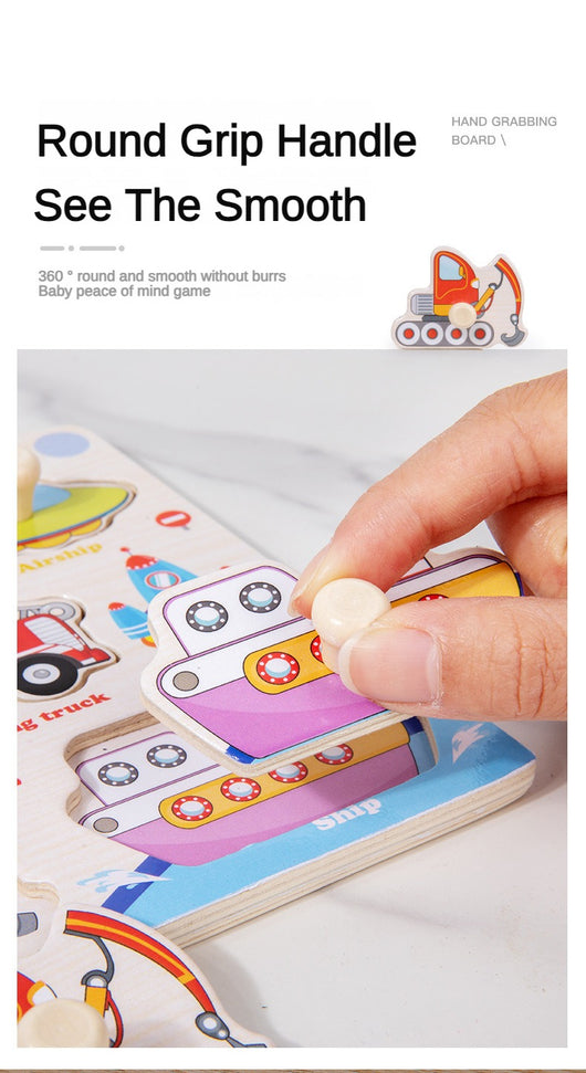 3D Montessori Wooden Puzzle