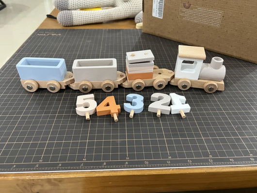Wooden Train Toy Set