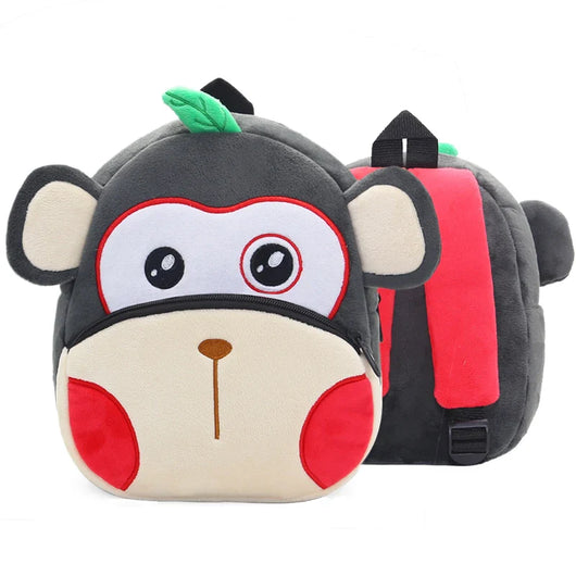 Kids Plush Cartoon Backpack Monkey3