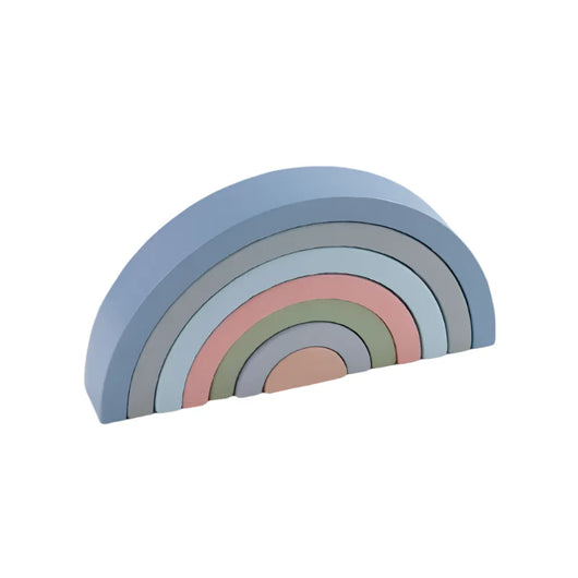 Rainbow Montessori Blocks Blue
