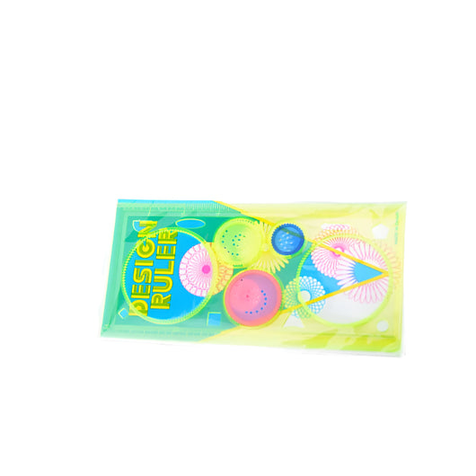 Spirograph Drawing Stencil Set Yellow