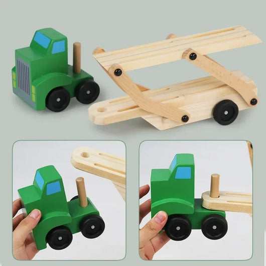 Double Layer Wooden Transporter