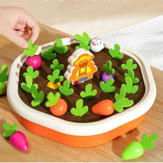 Montessori Pull Carrot Counting Toy Set