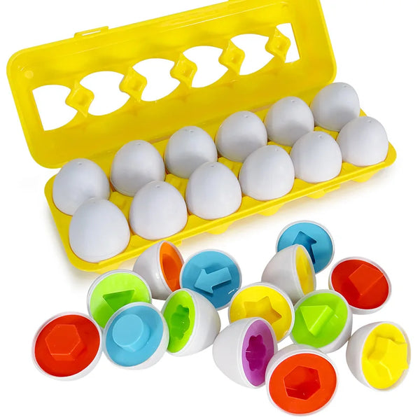 Matching Eggs Color & Shape Sorter