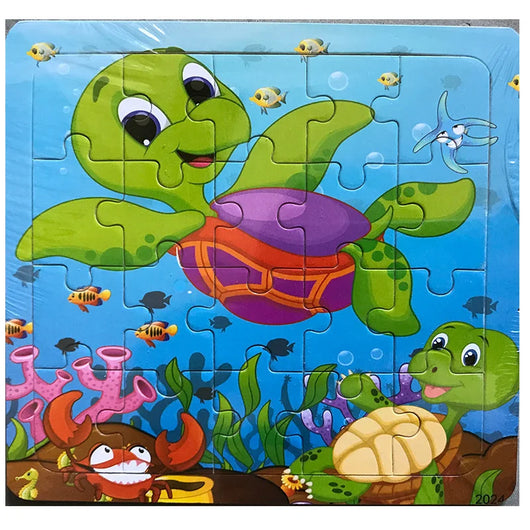 Wooden 3D Puzzle Turtle