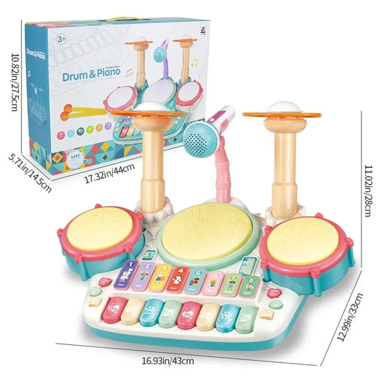Musical Drum Set Toy