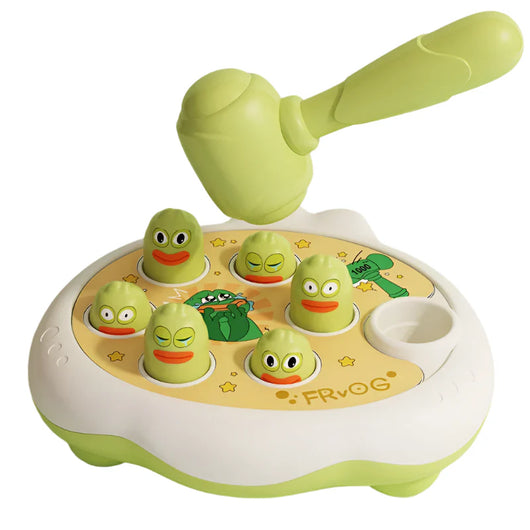 Animal Montessori Hammer Toy Frog