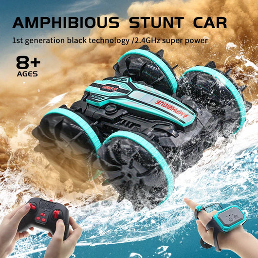 Kids Water Land RC Stunt Car