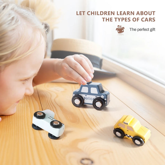Kids Wooden Animal and Car Puzzle Toy
