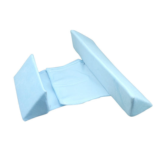 Anti Rollover Side Sleeping Pillow Blue