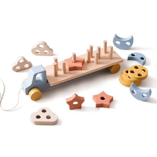 Wooden Train Toy Set