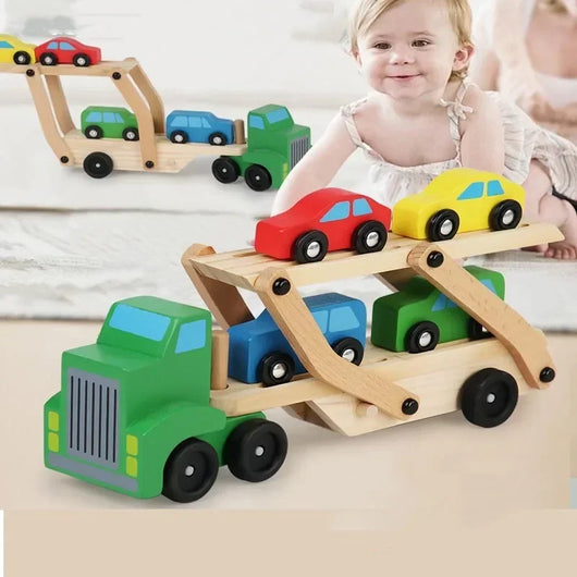 Double Layer Wooden Transporter