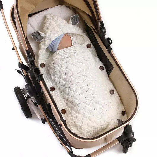 Baby Sleeping Envelope Wrap White