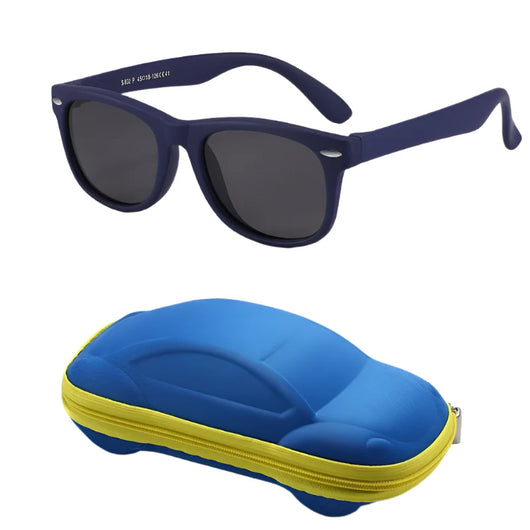 Kids Polarized UV Sunglasses Dark Blue