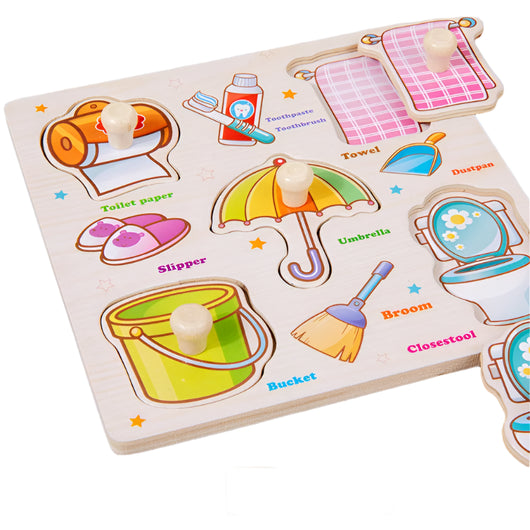 3D Montessori Wooden Puzzle Life