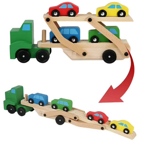 Double Layer Wooden Transporter