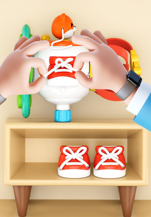 Baby Busy Board Montessori Sensory Toy
