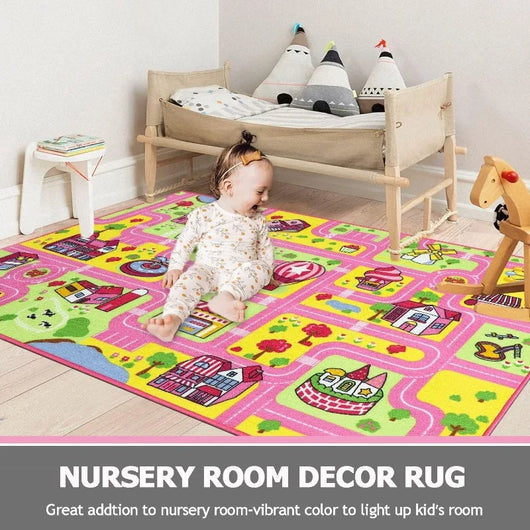 Traffic Road Car Play Rug