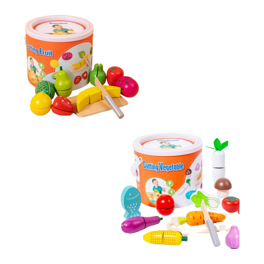 Kids Wooden Cutting Set