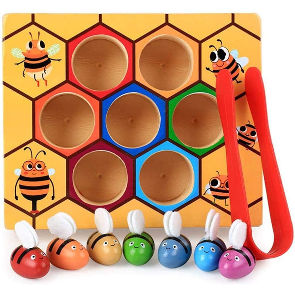 Wooden Bee Fine Motor Skill Toy