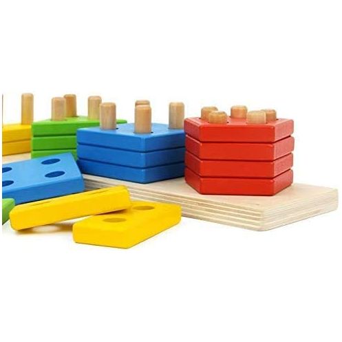 Wooden Educational Blocks Puzzle