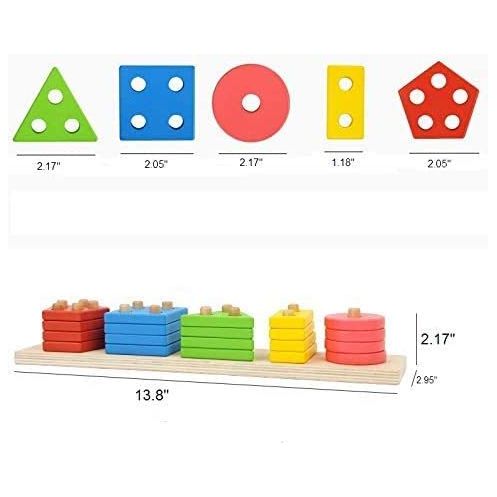 Wooden Educational Blocks Puzzle