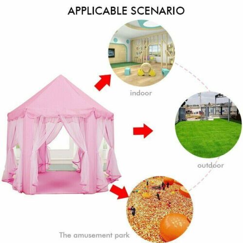 Kids Playhouse Pop Up Castle Tent