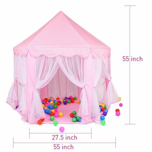 Kids Playhouse Pop Up Castle Tent