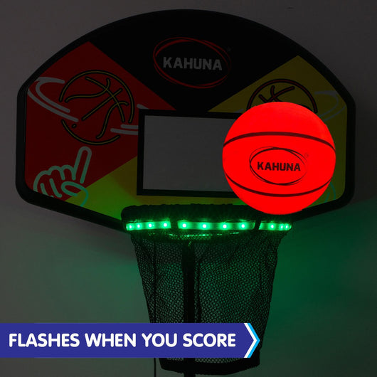 Trampoline LED Basketball Hoop Set