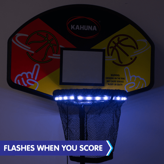Trampoline LED Basketball Hoop Set