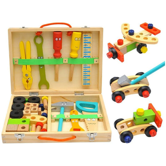 Wooden Toolbox Playset