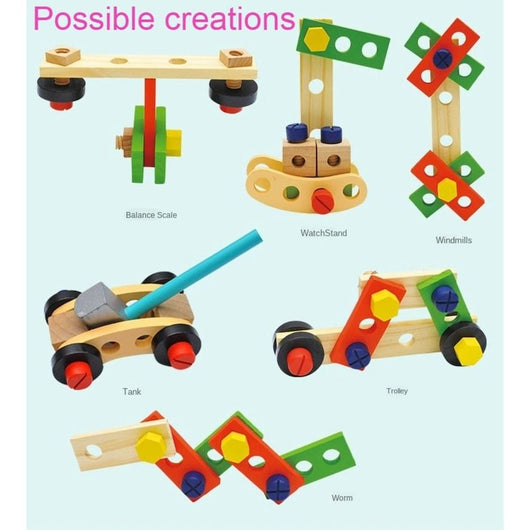 Wooden Toolbox Playset