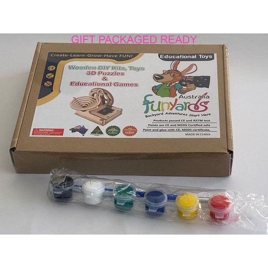 Marble Run 3D Wooden Puzzle Construction Kit
